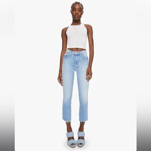 MOTHER Superior The Insider Crop Step Fray in I Confess Size 27